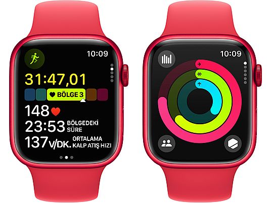 APPLE Watch Series 9 GPS MRXJ3TU/A 45 mm PRODUCT(RED APPLE Watch Series 9 GPS MRXJ3TU/A 45 mm PRODUCT(RED